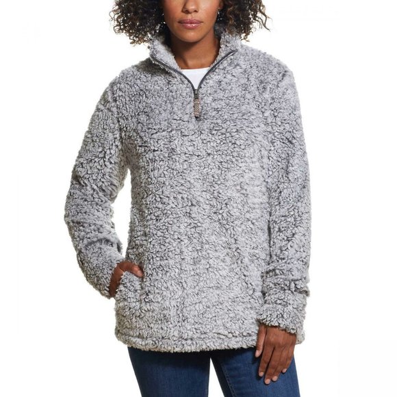 Weatherproof Tops - Weatherproof Ladies 1/4 Zip Pullover Sweater